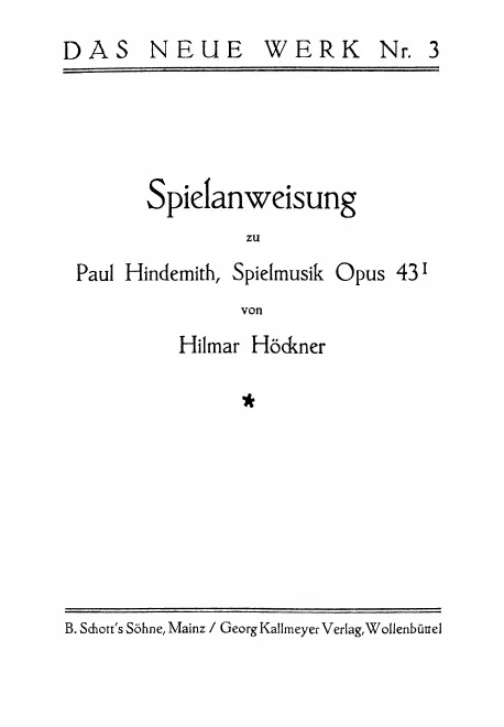 Performance Guide (Spielanweisung)