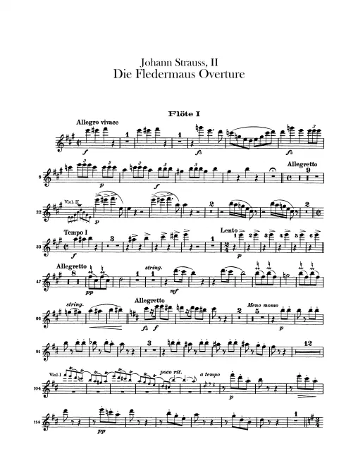 Flute 1, 2/Piccolo