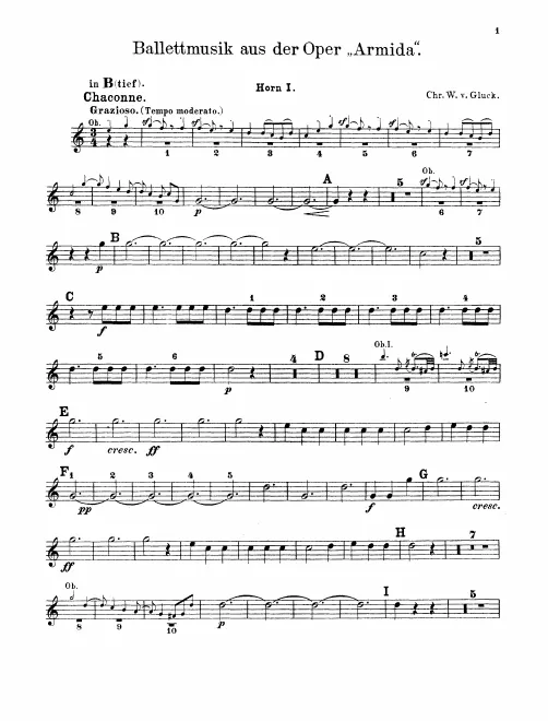 Horn 1, 2 (B/G)