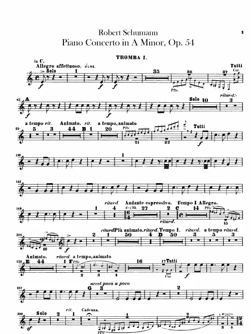 Trumpet 1, 2 (C, D)