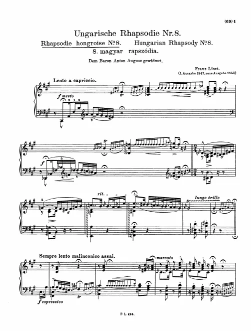 Complete Score (S.244/8)