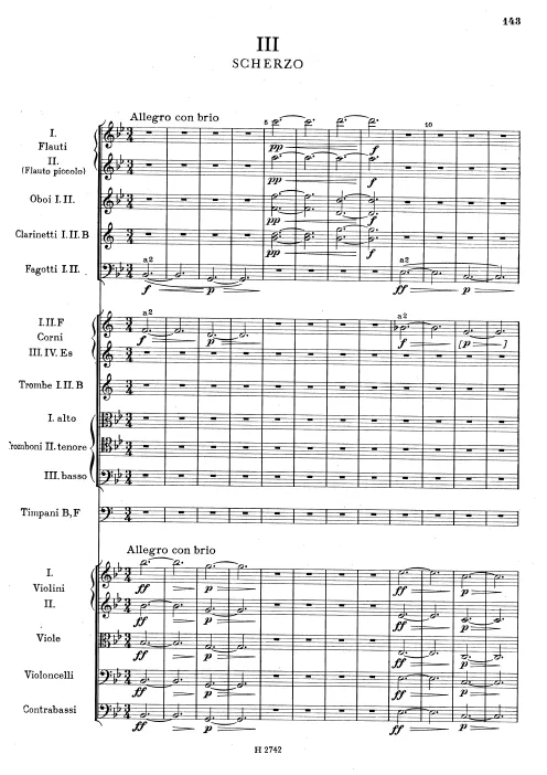 3. Scherzo: Allegro con brio