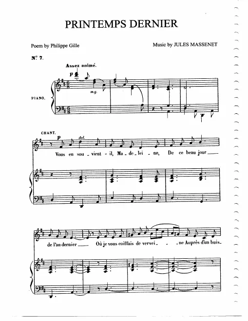 Complete score (D Major: medium voice and piano)
