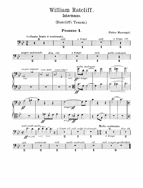 Trombone 1, 2, 3, Tuba