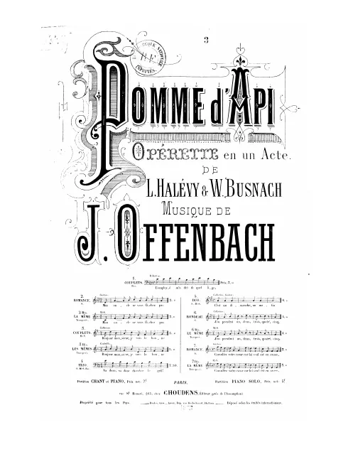 No.3, Couplets: "Bonjour, monsieur, je suis la bonne"
