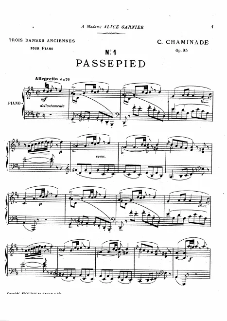 1. Passepied
