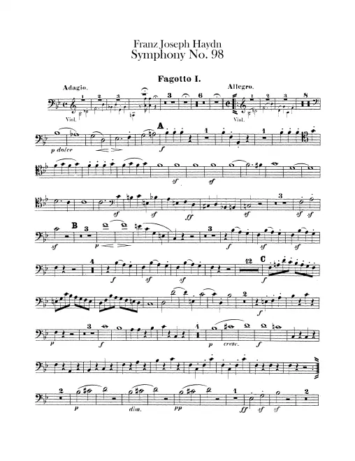 Bassoon 1, 2