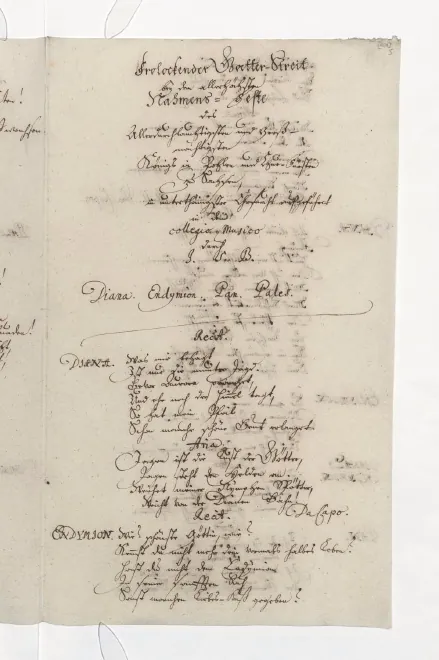 Complete Libretto (BWV 208a)