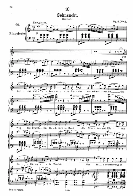 Complete Score (Original / High voice, )