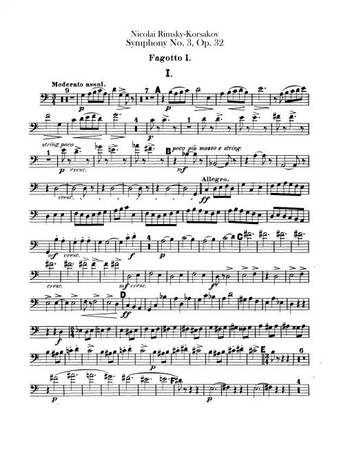 Bassoon 1, 2