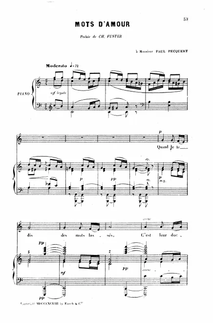 For low voice