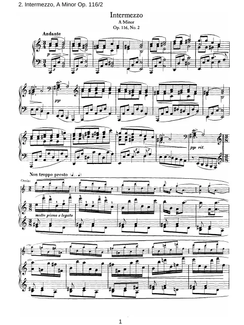 2. Intermezzo