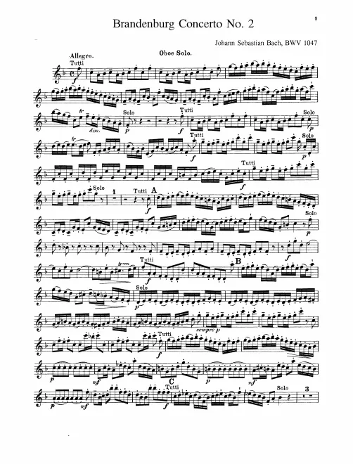 Oboe solo