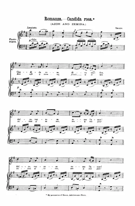 Complete Score (, transposed)