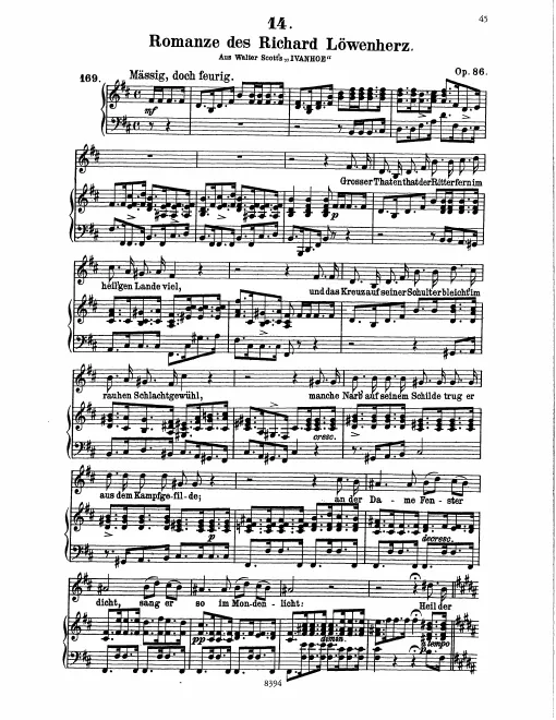 Complete Score (Original / High Voice, )