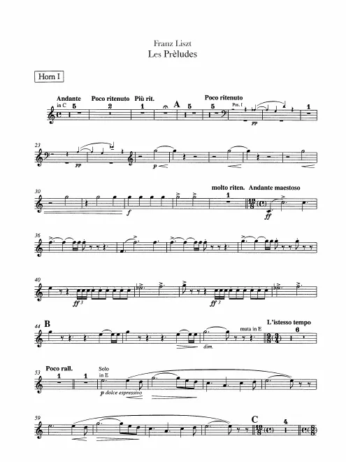 Horn 1, 2, 3, 4 (C)