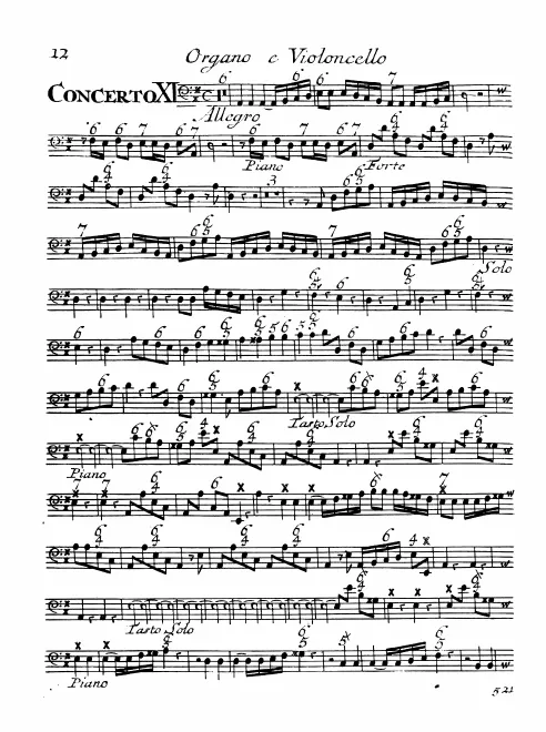 Continuo (Cellos, Basses, Keyboard)