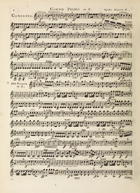 Horn 1, 2 (F, A, D)