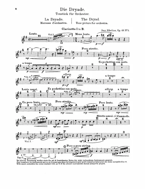 Clarinet 1, 2, Bass Clarinet (B♭)