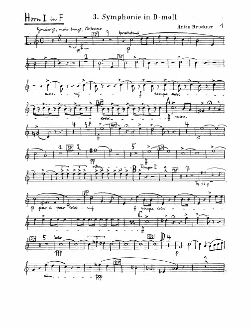 Horn 1, 2, 3, 4 (F/B)