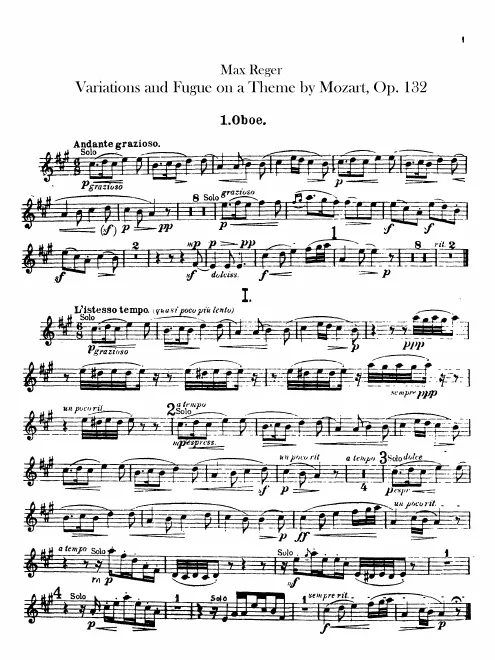 Oboe 1, 2