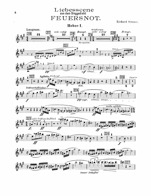 Oboe 1, 2/English Horn 1, 3/English Horn 2