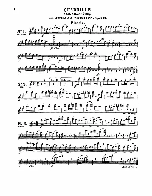 Piccolo, Flute