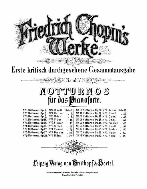Band IV. Notturnos