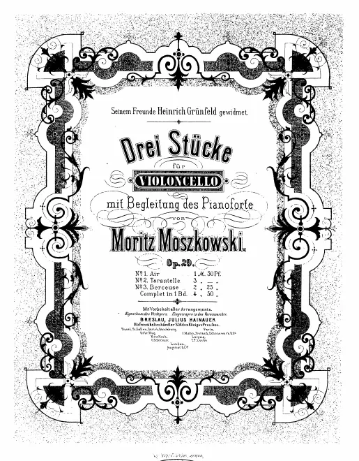 Complete Score and Cello Part
