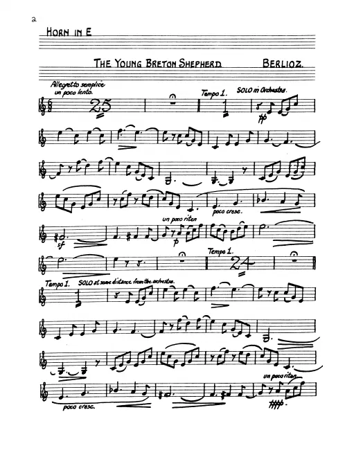 Horn (E)