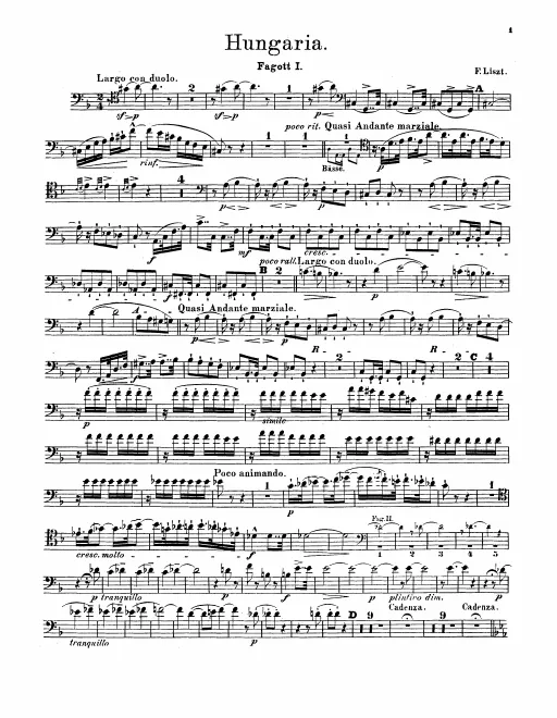 Bassoon 1, 2