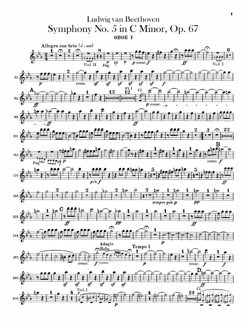 Oboe 1, 2