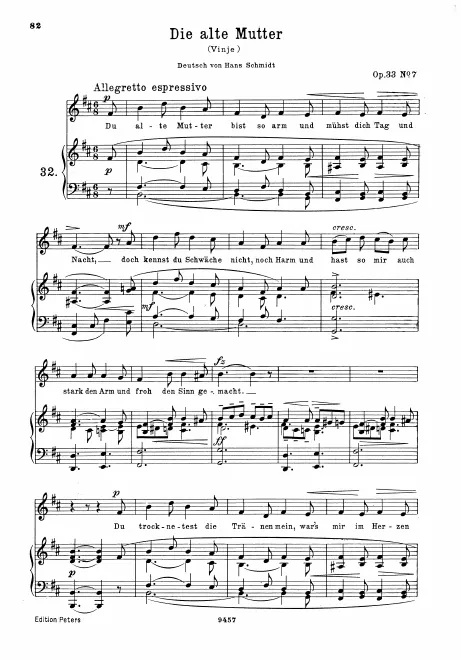 Complete Score (original / high voice, )