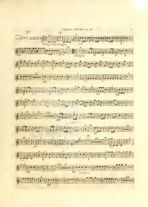 Horn 1, 2 (E)