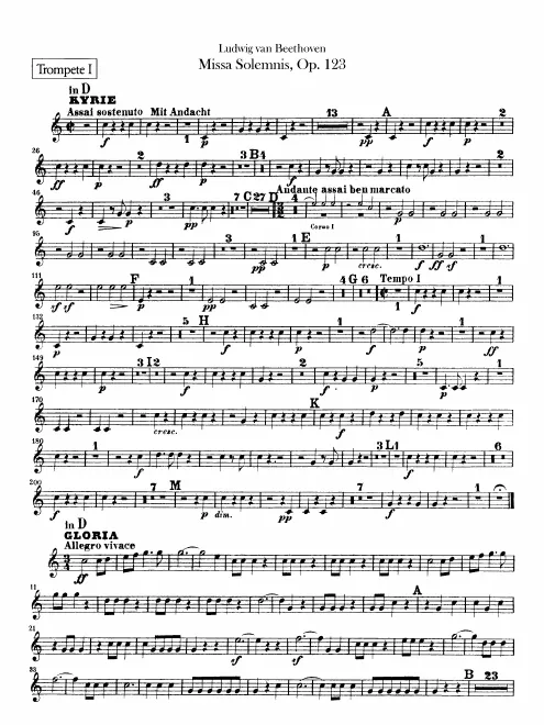 Trumpet 1, 2 (D/B/C)