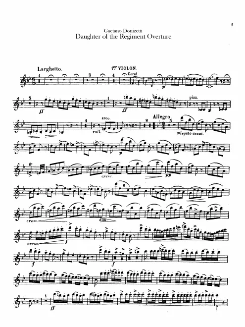Violins I, II