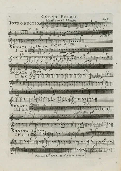 Horn 1, 2, 3, 4