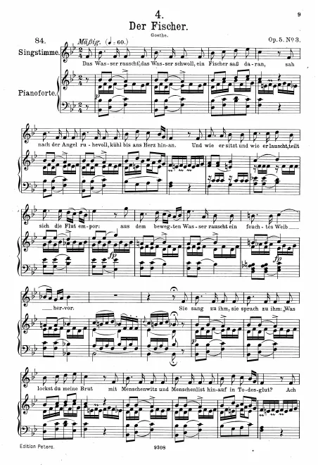 Complete Score (Original / High voice, )