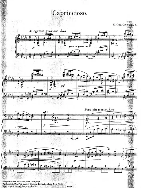 3. Capriccioso
