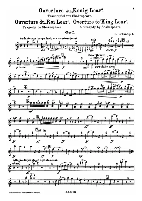 Oboe 1, 2