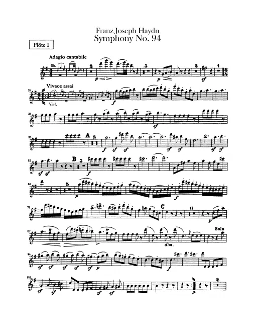 Flute 1, 2