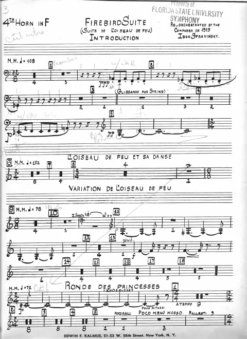 Horn 4 (F)