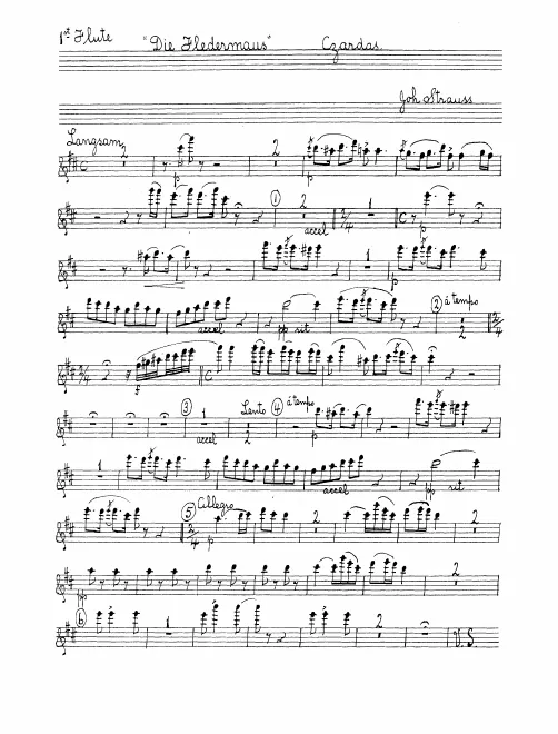 Flute 1, 2
