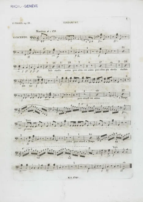 Timpani (F and C)