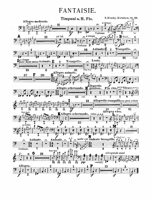 Timpani, Triangle
