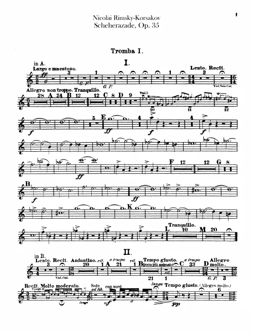 Trumpet 1, 2 (A, B)