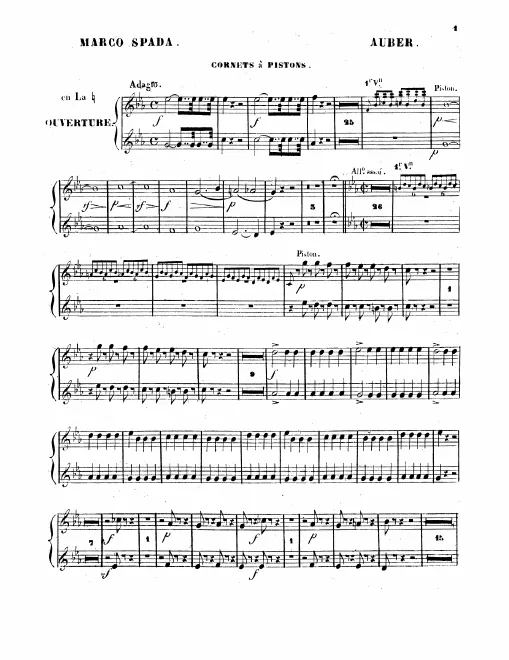 Cornet 1/2 (A)