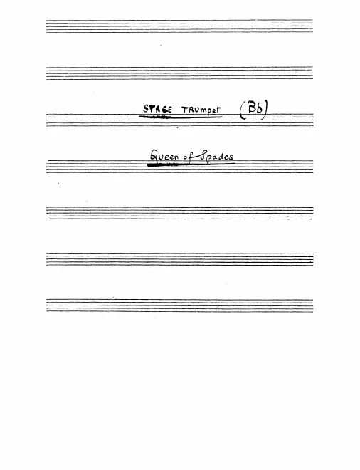 Onstage Trumpet (No.18) (B)