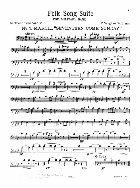 Trombone 1, 2, 3 (Bass)