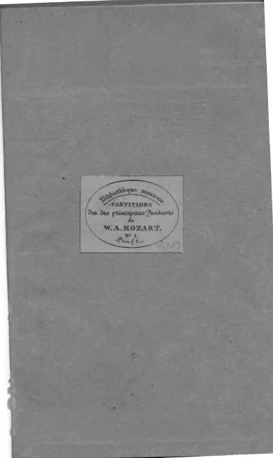 1. Quartet in , K.387